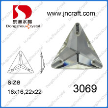 Triangle Shape Flat Back Glass Rhinestones (DZ-3069)